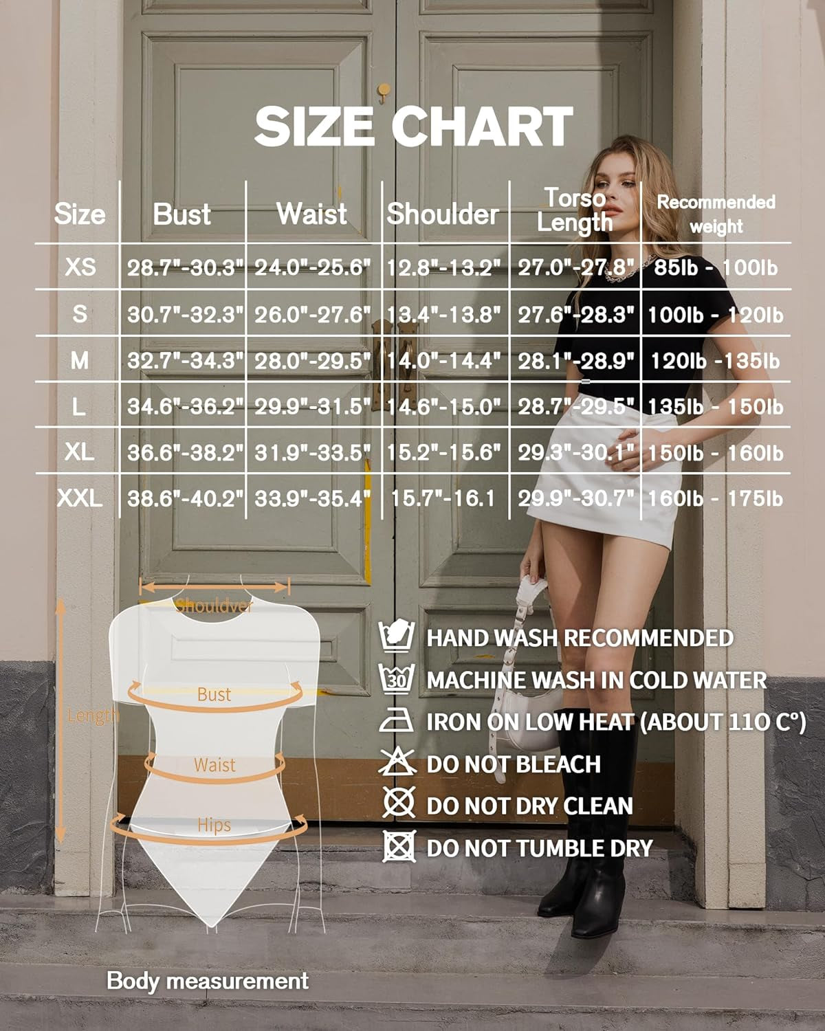 Women'S round Neck Short Sleeve T Shirts Basic Bodysuits