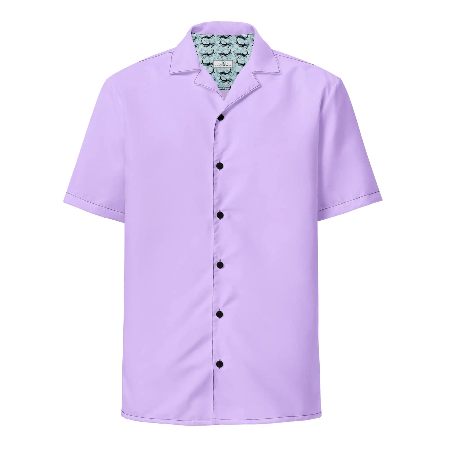 Grape Plum Summer Button Up - Eco Friendly