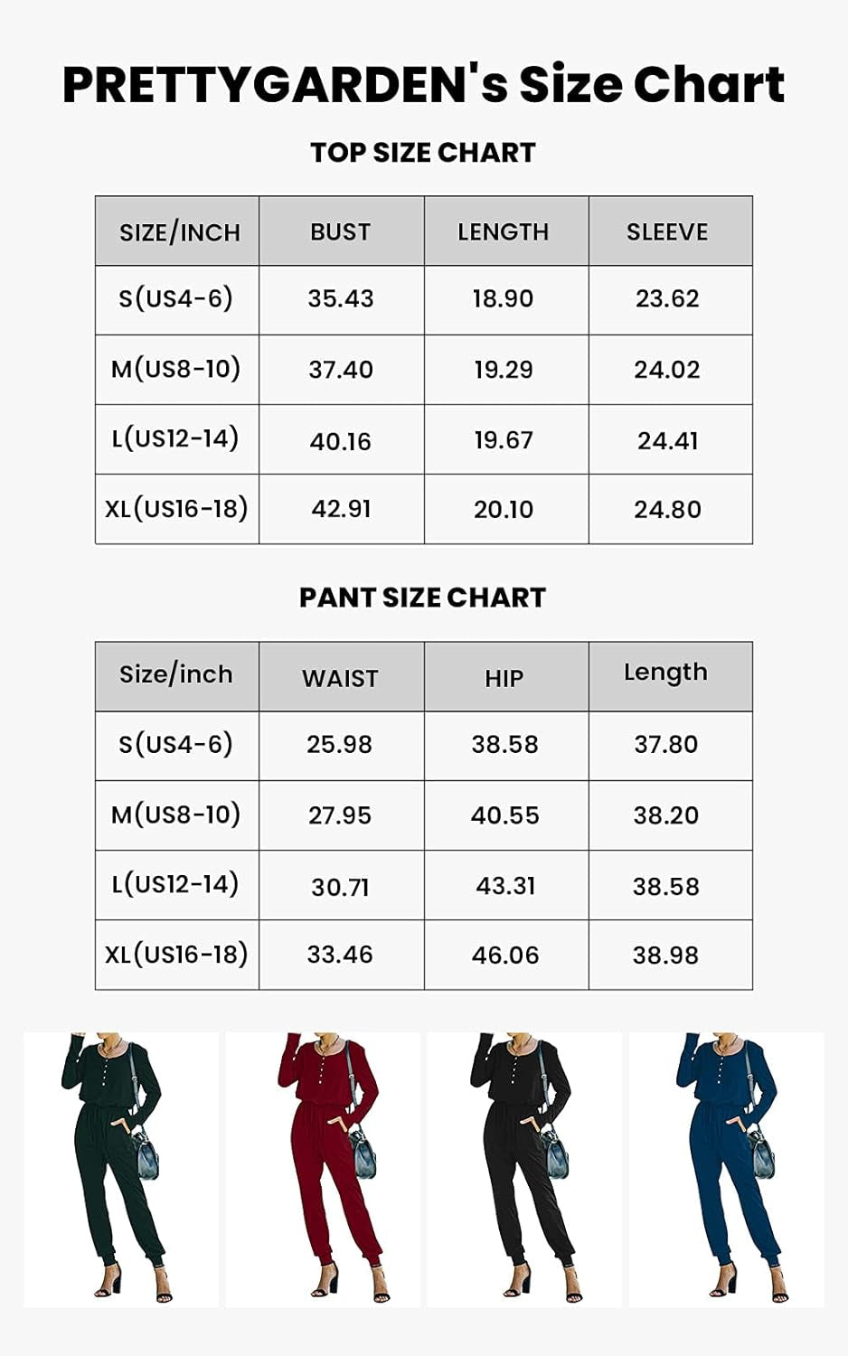 Women'S Casual Long Sleeve Rompers Elastic Waist Button down Beam Foot Romper Jumpsuits with Pockets