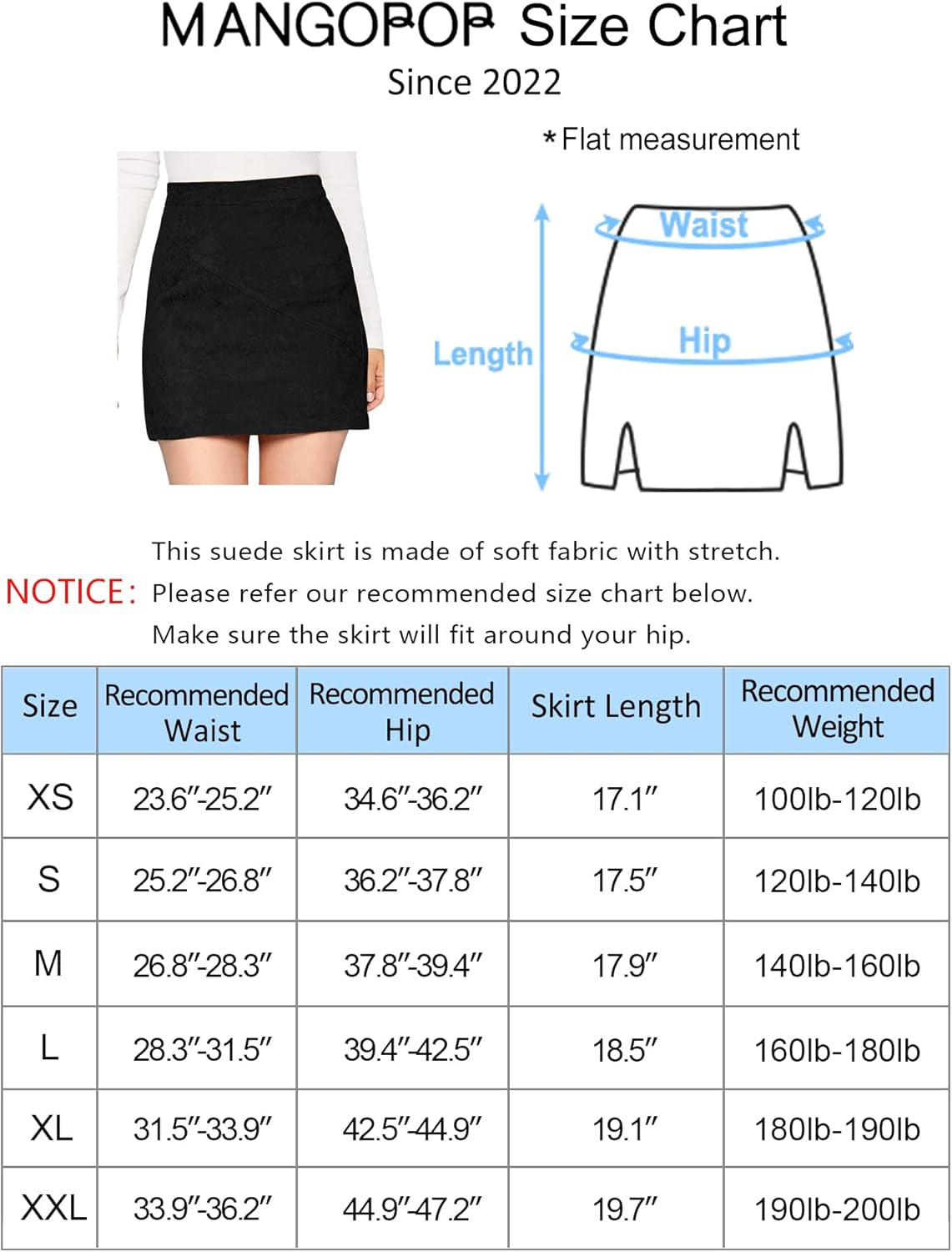 Mini Faux Suede Skirt for Women High Waist Skirts